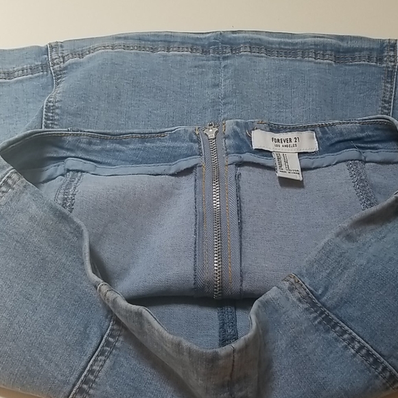 Forever 21 denim mini skirt! Sz 31 - Picture 5 of 6